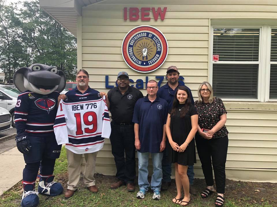 IBEW Local 776 and South Carolina Stingrays Corporate Partnership